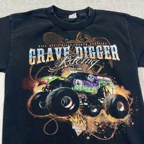 2013 Grave Digger Monster Truck Jam Racing Size Small North Carolina Y2K Tshirt - Picture 3 of 6